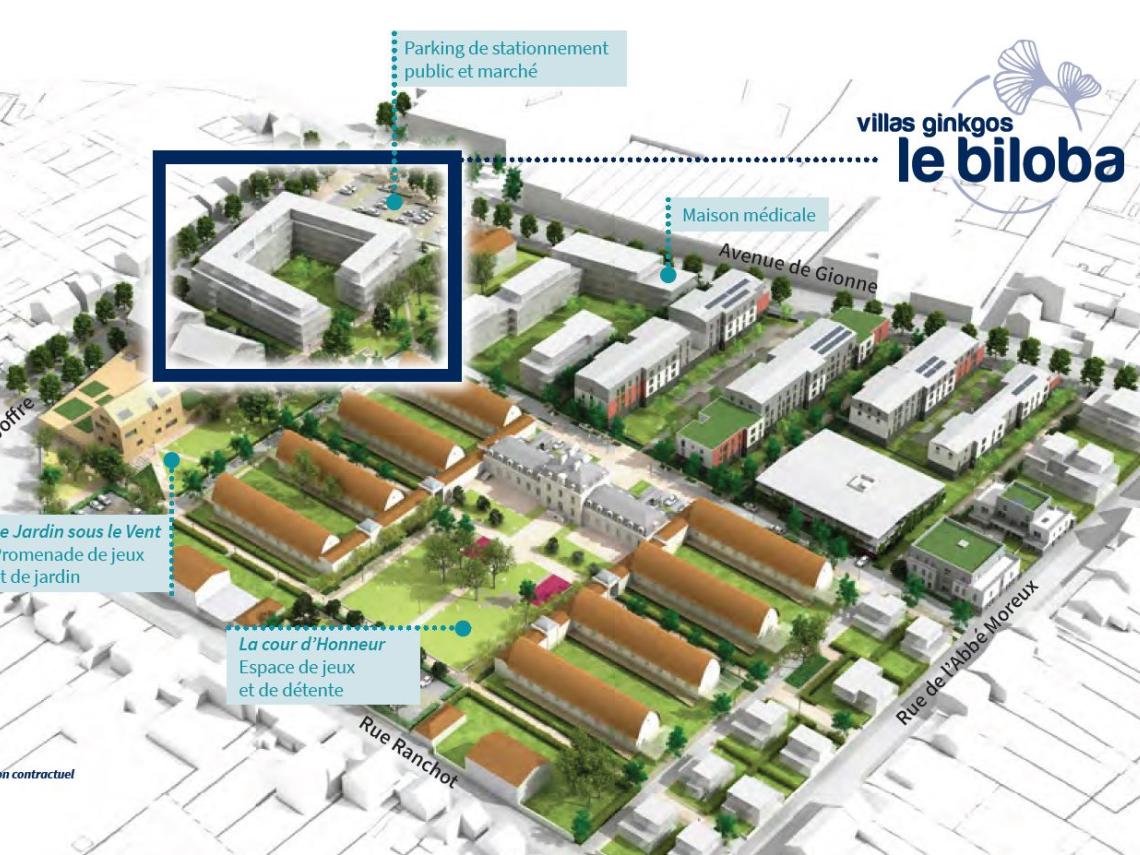 Résidence Senior Villas Ginkgos Le Biloba Bourges