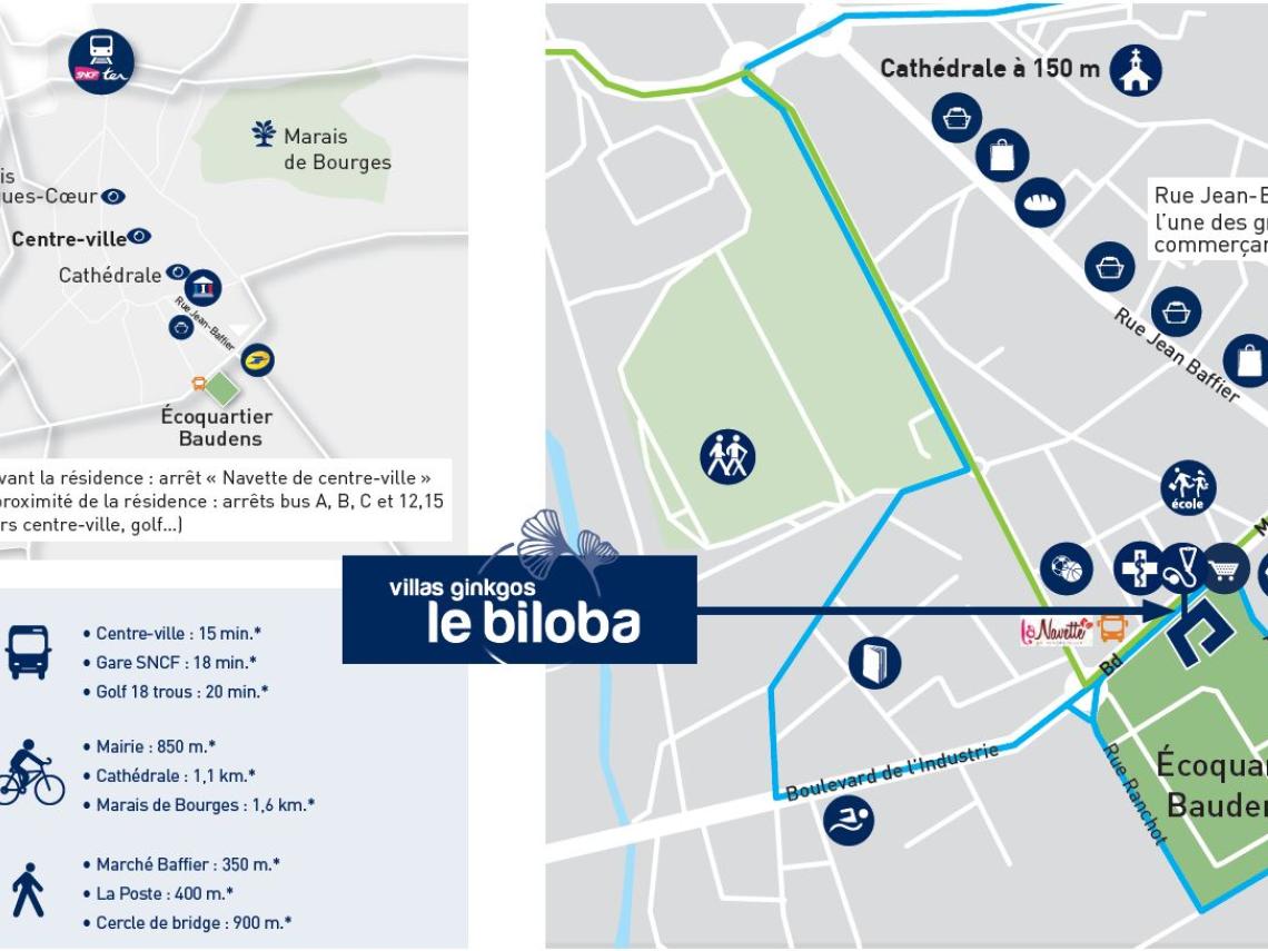 Résidence Senior Villas Ginkgos Le Biloba Bourges