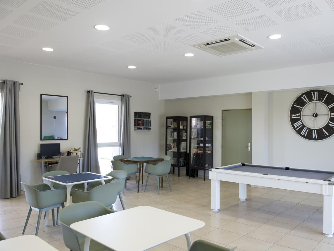 Résidence Les Senioriales de Cavillargues : Le Club-house de la résidence
