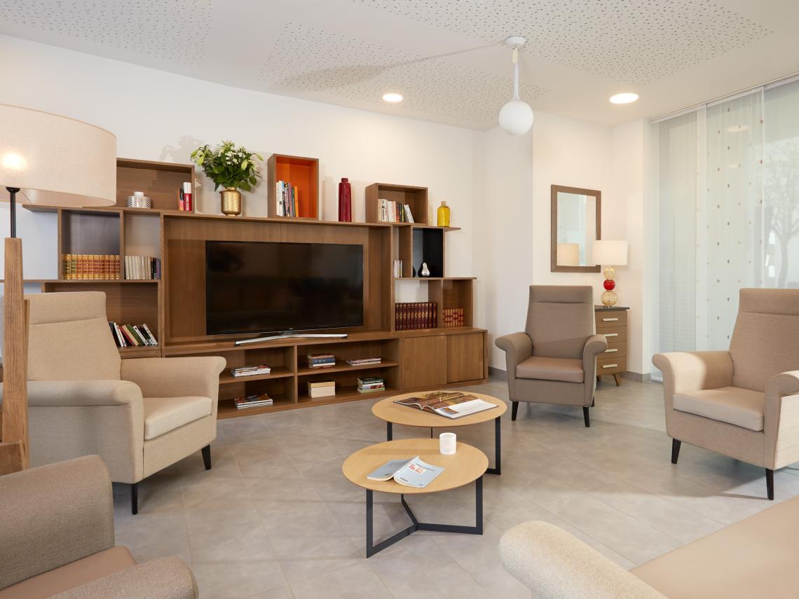 Résidence Seniors Les Girandières de Mulhouse : Salon de loisirs