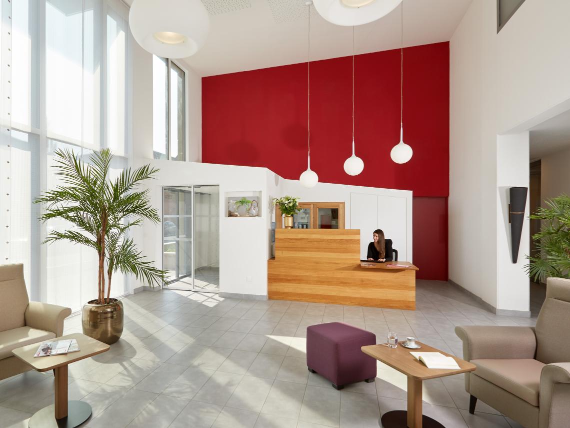 : Résidence Les Girandières à Mulhouse, hall d'accueil