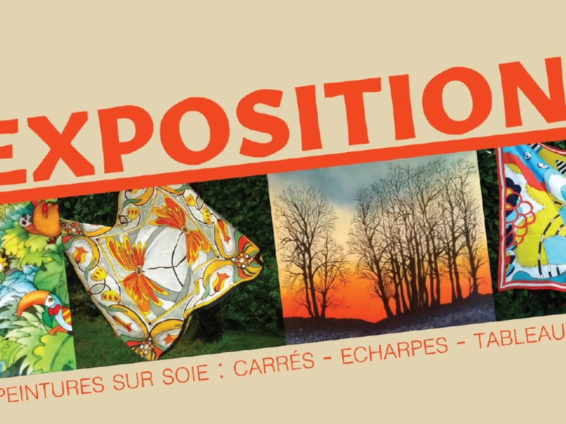 : Exposition peinture sur soie