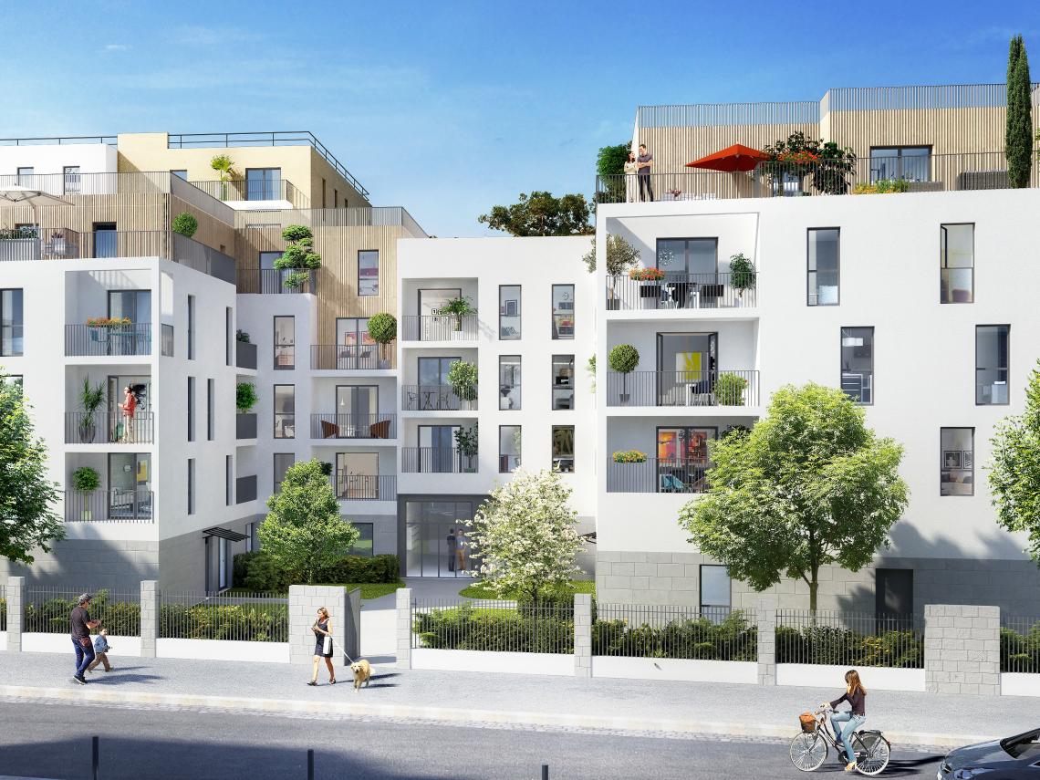 COGEDIM Club® - Résidence L'Éclat du Lac : Facade de la Résidence L'Eclat du Lac