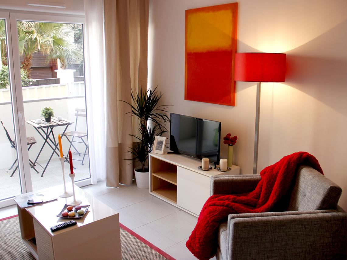 COGEDIM Club® - Résidence Villa d'Hélios : Salon d'un appartement de la résidence Villa d'Hélios