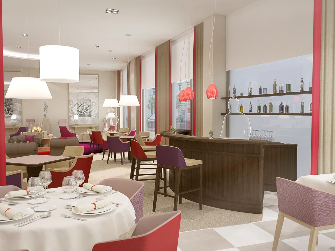 Residence Happy Senior Passage de l'Arsenal : Bar