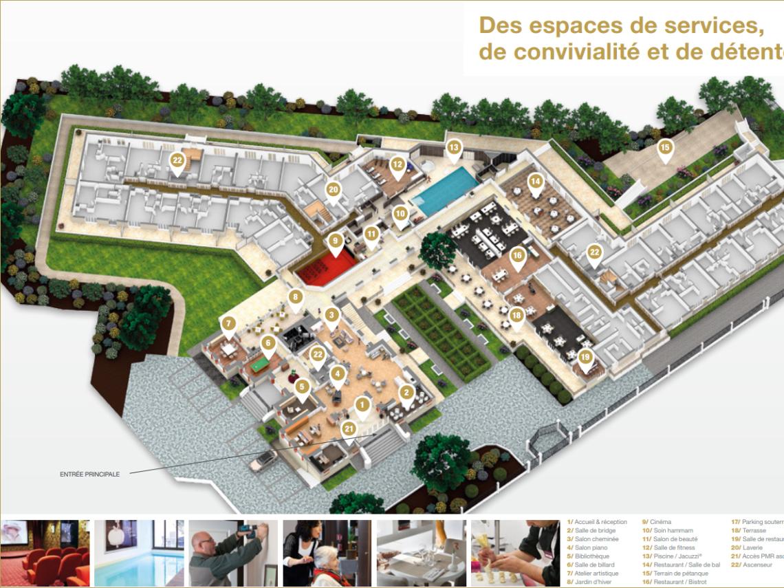 Villa BeauSoleil de Meudon : Plan