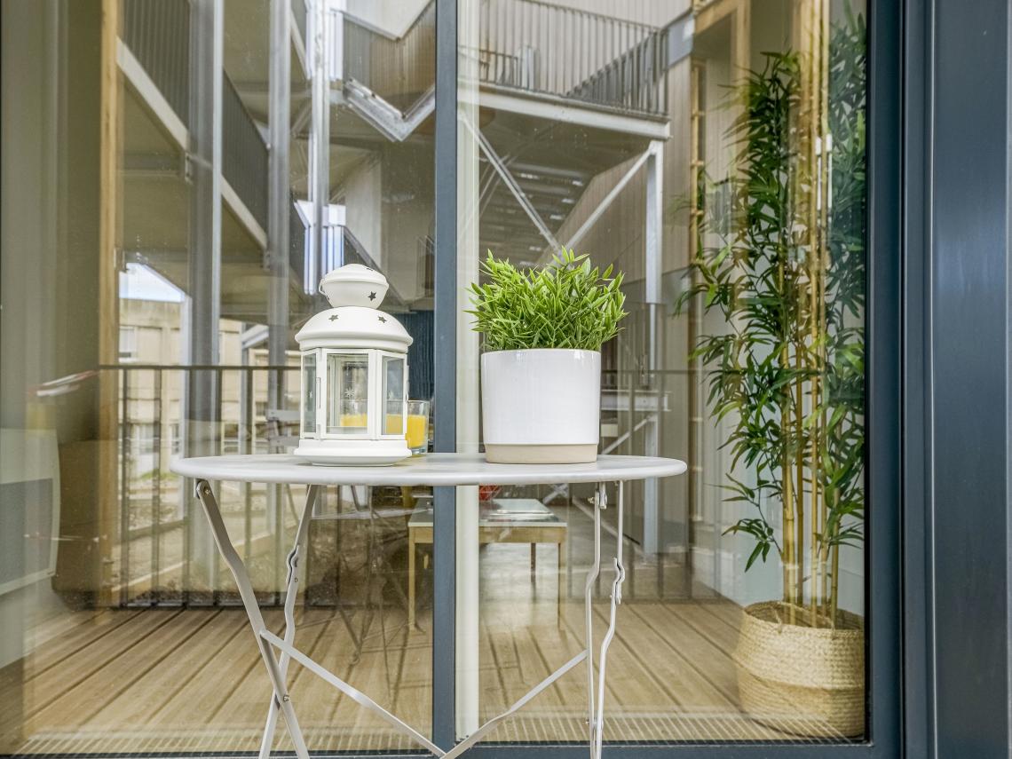 Résidence MOBICAP de BOULOGNE SUR MER : terrasse
