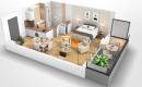 Béatrix by Heurus : Appartement T1 - Résidence services Seniors Béatrix by Heurus