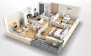 Béatrix by Heurus : Appartement T3 - Résidence services Seniors Béatrix by Heurus