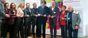 Inauguration de la 11e résidence services seniors du  groupe Espace & Vie à Libourne.