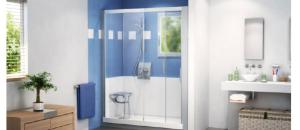 Equipement /adaptation des salles de bains pour les Seniors : douche et baignoire 100% senior!