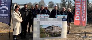 Résidence senior CHATEAU-THIERRY : pose de la première pierre de le future résidence Domitys "La Cour du LION"