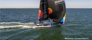 SENIORIALES met les voiles avec Génération Senioriales ,  un bateau Figaro Bénéteau 3