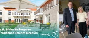 Le Maire de Bergerac en visite à la Résidence Serenly Oria & Vinia