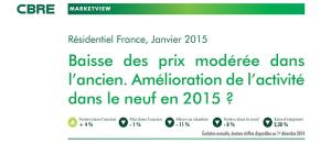 CBRE dévoile sa nouvelle étude sur le marché de l'immobilier résidentiel en France