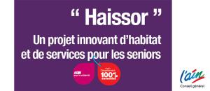 "Haissor", un projet innovant d'habitat et de services pour les seniors dans l'Ain