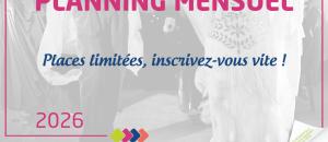 Planning des animations de mars !