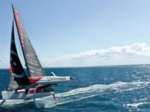 alt="Espace et Vie embarque sur la Route du Rhum 2026 aux côtés de Luke Berry et du Rire Médecin"
