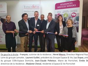  alt="Espace & Vie a inauguré sa 10e résidence senior à Pornichet"