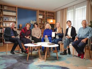  alt="Sandrine Collette, lauréate du Prix du Livre Nohée 2025 pour Madelaine avant l'aube (JC Lattès)"