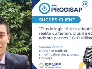  alt="Interview d'Alexandre LIOTIER de SENEF sur l'expérience de Domitys qui a adopté la solution Progisap RSS pour l'ensemble de ses résidences seniors"