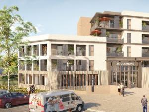  alt="Résidence services Senior à Trélazé : cérémonie du drapeau pour la résidence Domitys LES QUERNONS"