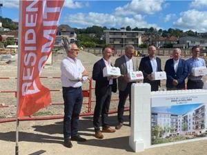  alt="Pose de la premiere pierre de la residence services seniors DOMITYS « GALIA » À BRIVE-LA-GAILLARDE"