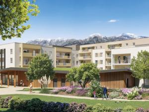  alt="Résidence services Senior de Montbonnot-Saint-Martin : pose de la première pierre"