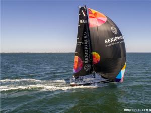  alt="SENIORIALES met les voiles avec Génération Senioriales , un bateau Figaro Bénéteau 3"