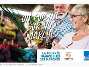  alt="Domitys s'associe à France Bleu dans le cadre de 'La Tournée France Bleu des Marchés'"