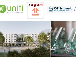  alt="Livraison de la nouvelle résidence services seniors Aquarelia de La Garde, résultat d'une co-promotion entre UNITI et la SAGEM"