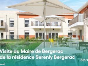 alt="Le Maire de Bergerac en visite à la Résidence Serenly Oria & Vinia"
