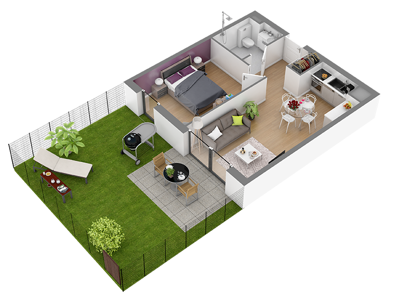 LES PASTORALES AGNEAUX : Appartement Type