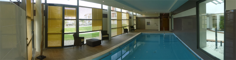 : La piscine en panoramique
