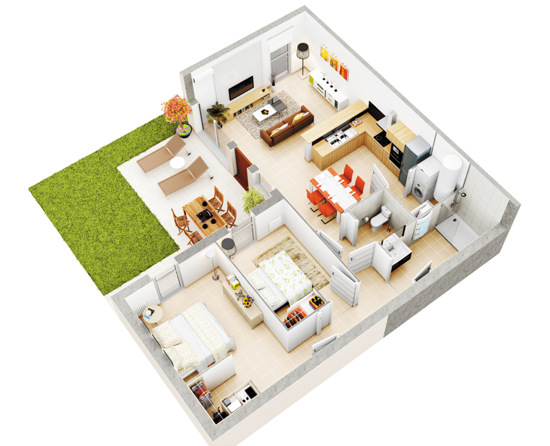 plan appartement residence senior