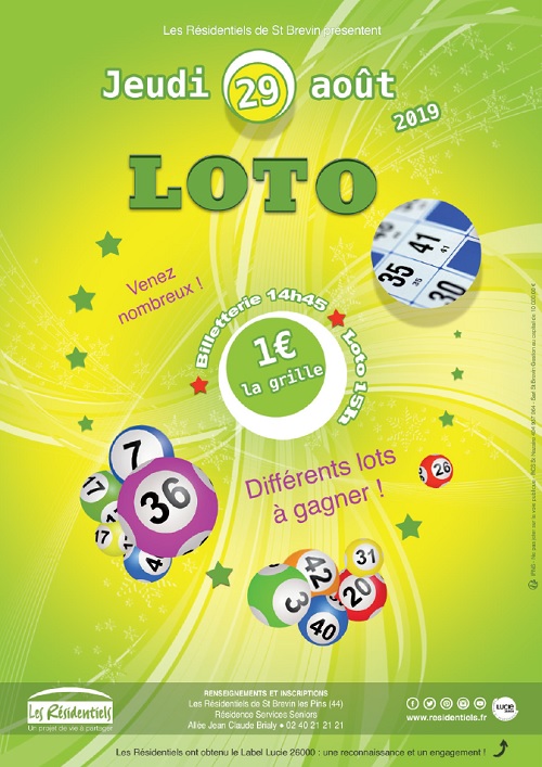 : Loto aux Residentiels de St Brevin