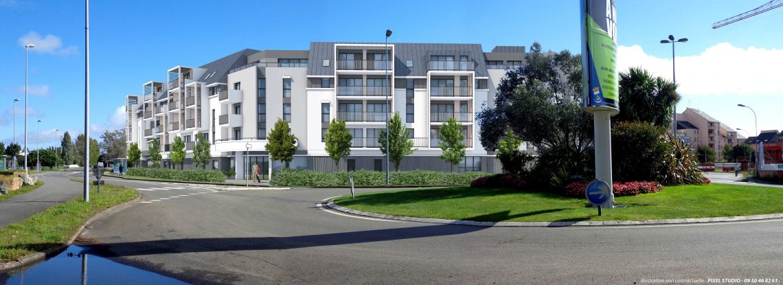 COGEDIM Club® - Les Domaines de L'Etier : Façade de la Résidence Les Domaines de L'Etier