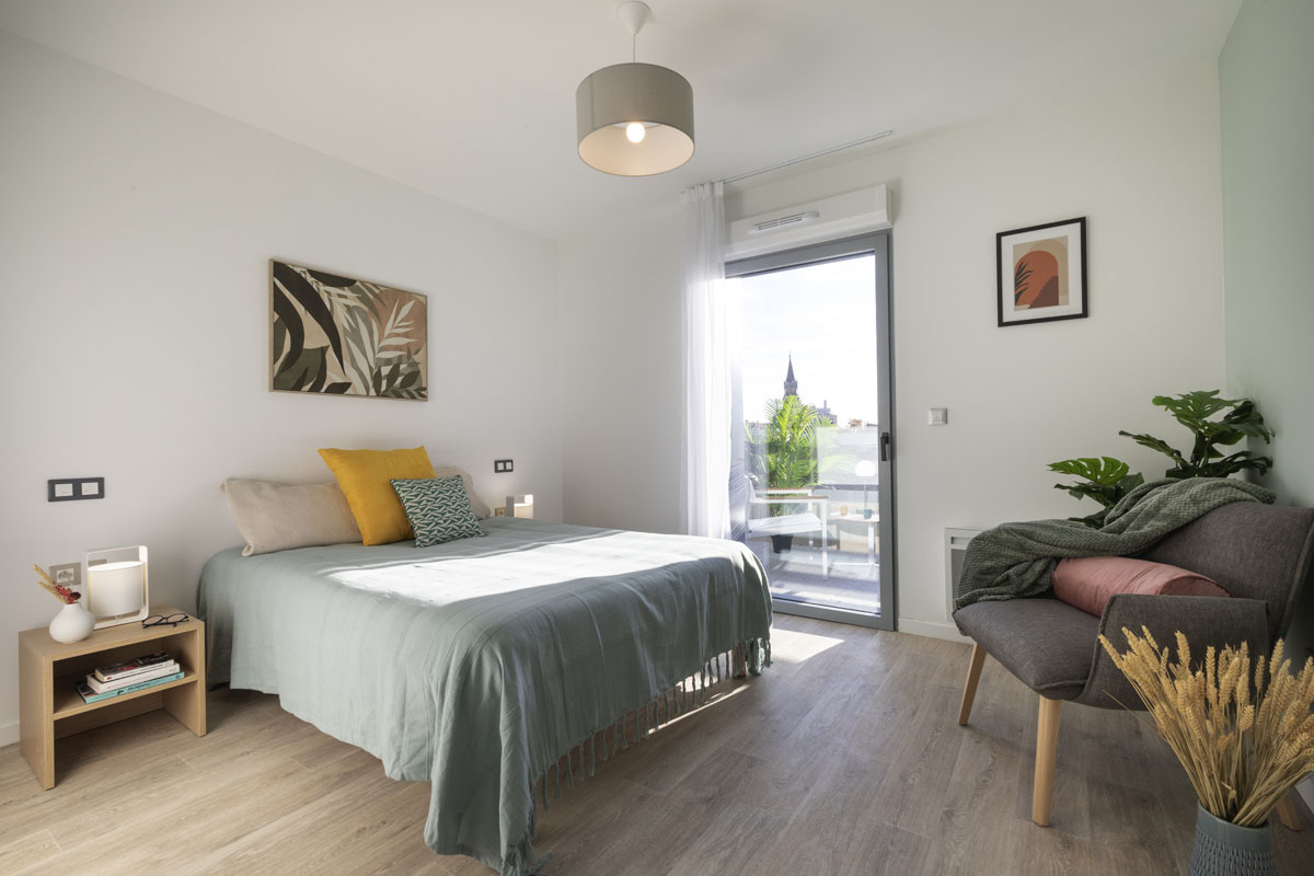 Résidence Services Seniors Oh Activ Salon-de-Provence : Des chambres lumineuses et confortables