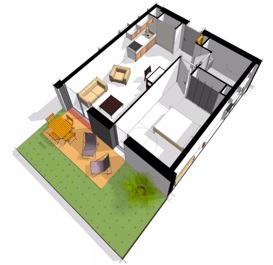 Résidence Héraclide Renage : Appartement type T2